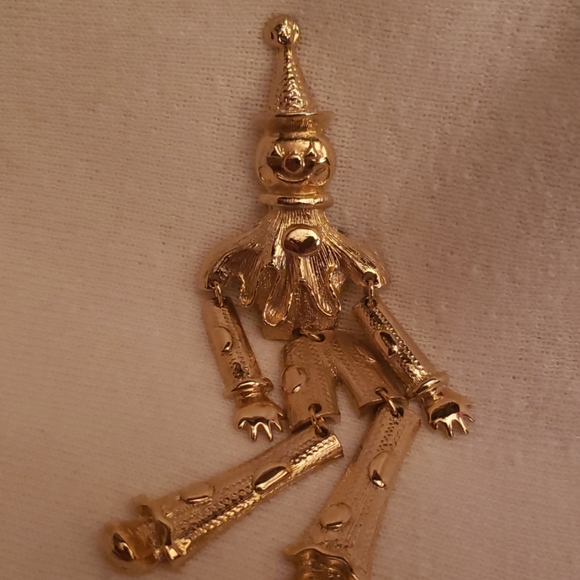 Vintage clown brooch pins - Picture 3 of 3